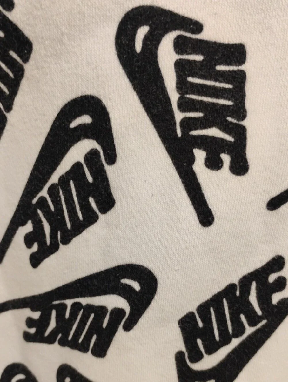 (C-76) Nike Sport Essentials All-Over Logo Print Discontinued Hoodie